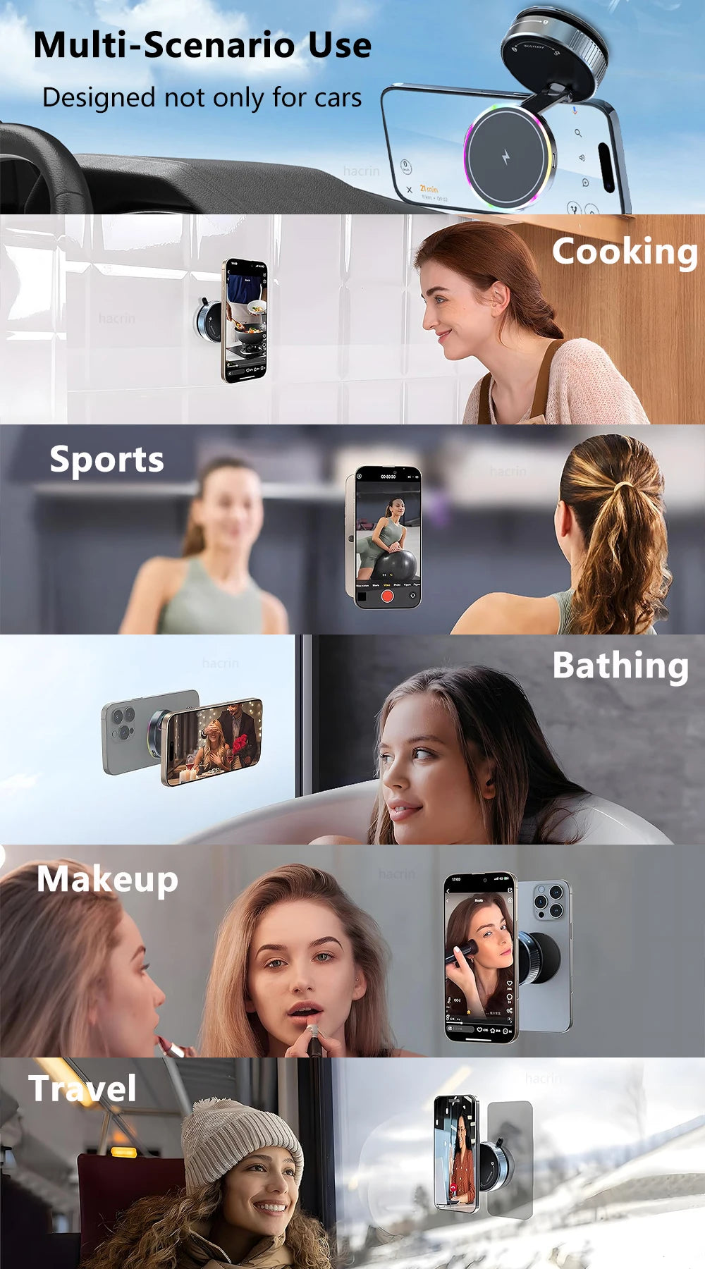 Adjustable Magnetic Suction Charger