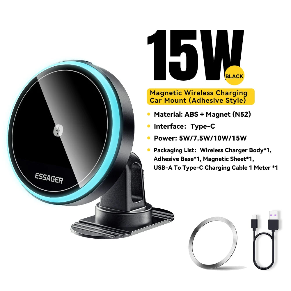RGB Magnetic Charging Car Mount