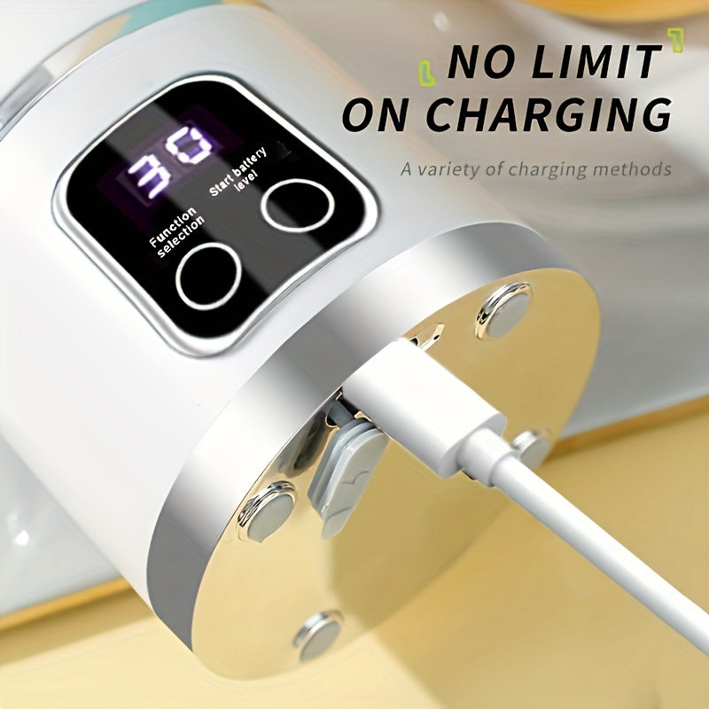 LED Display Portable Blender