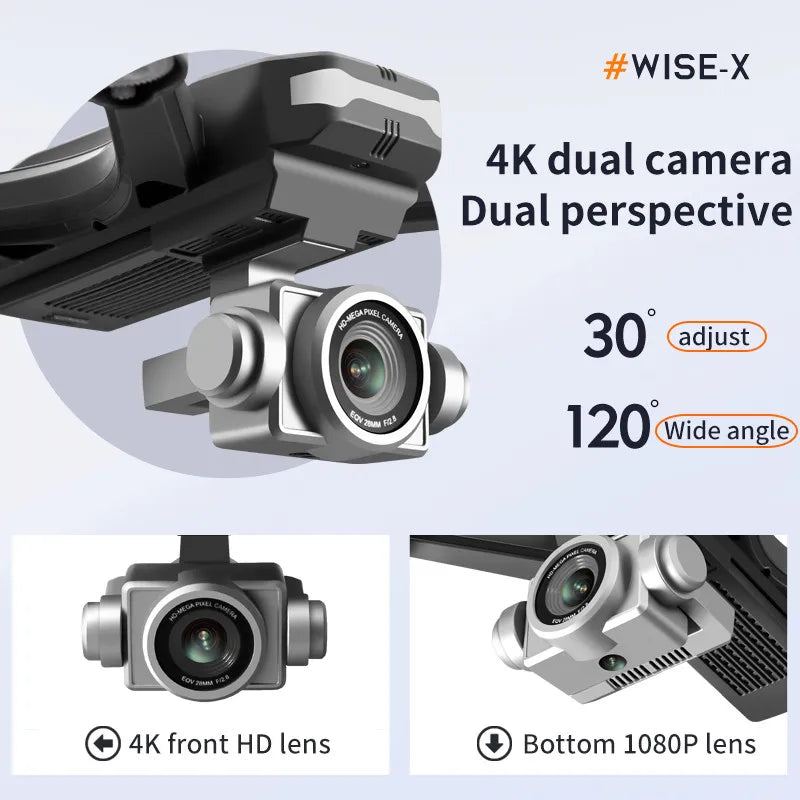 Wide Angle Dual Lens Drone