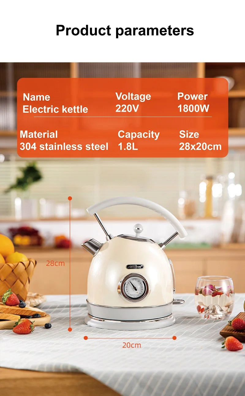 Retro Display Electric Kettle