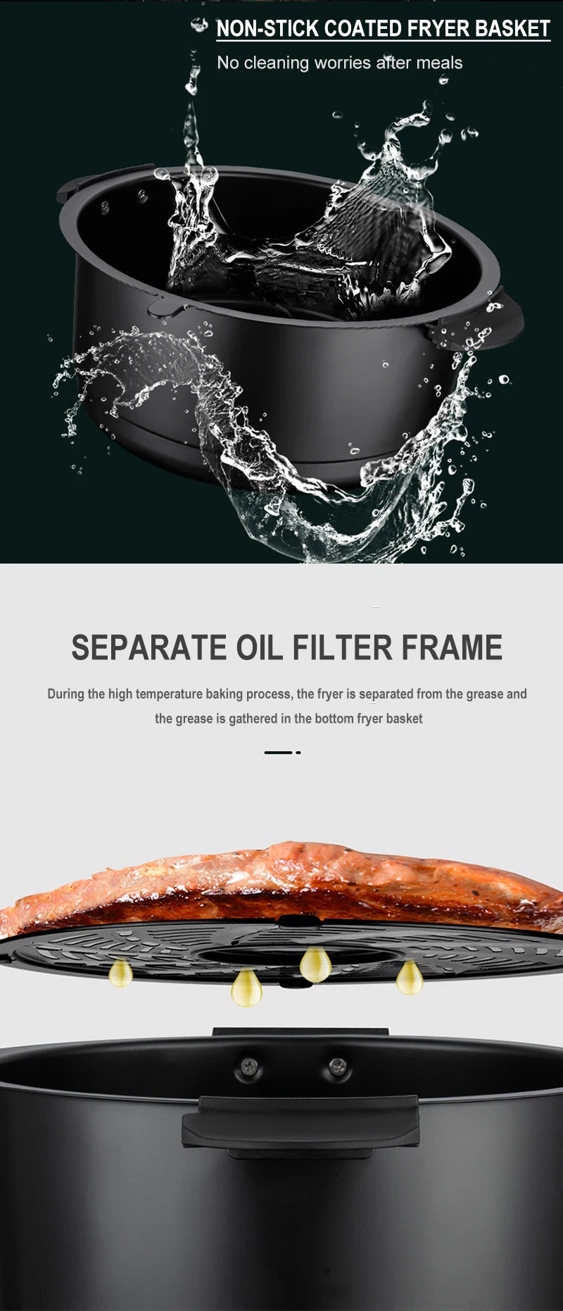 Large Capacity Smart Air Fryer