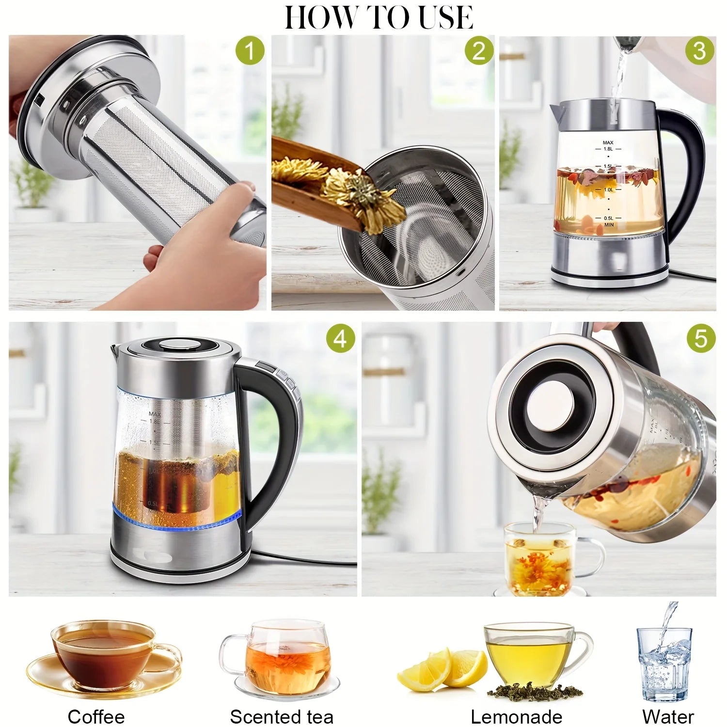 Temperature Control Tea Kettle