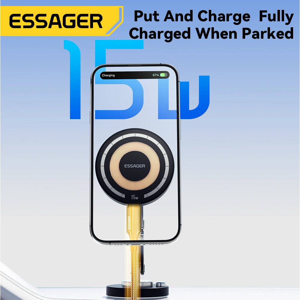 Easy-Paste Magnetic Charger Mount
