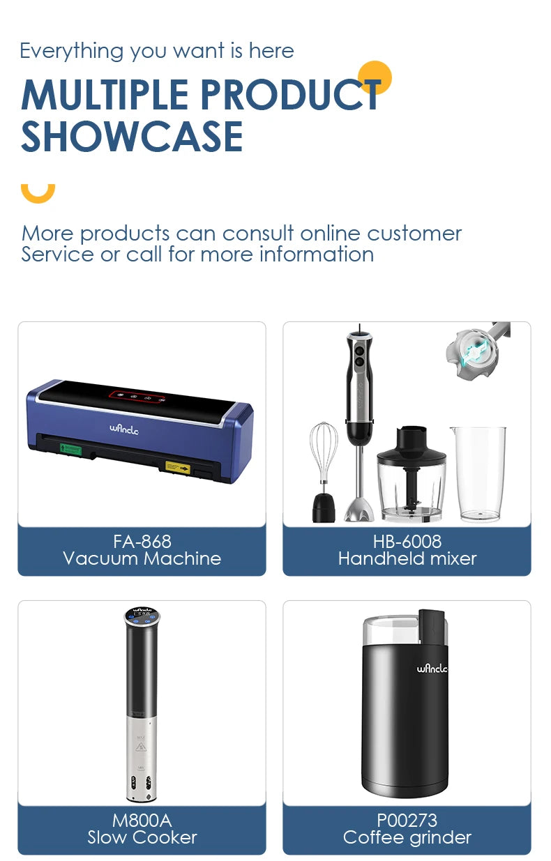 Powerful 4-in-1 Hand Blender