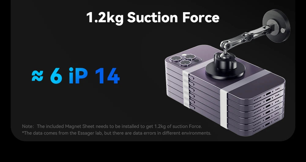 Easy-Paste Magnetic Charger Mount