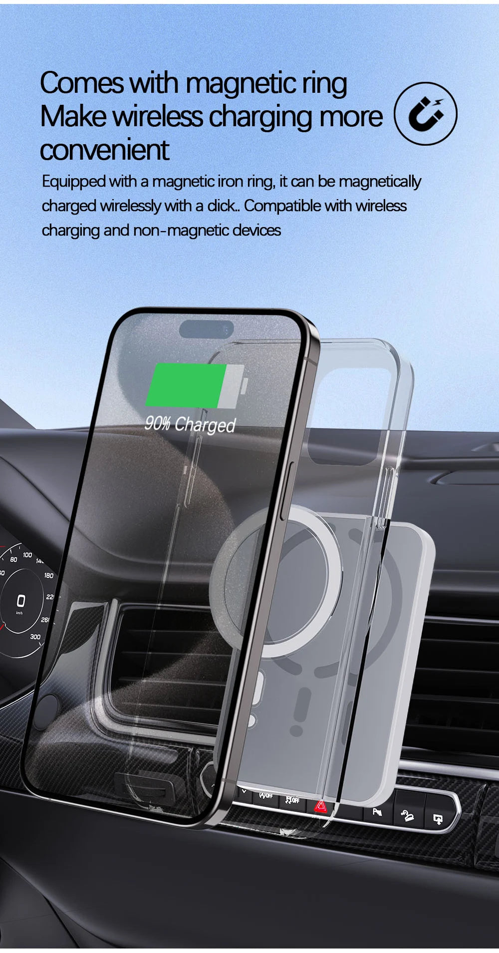 Fast MagSafe Car Charger