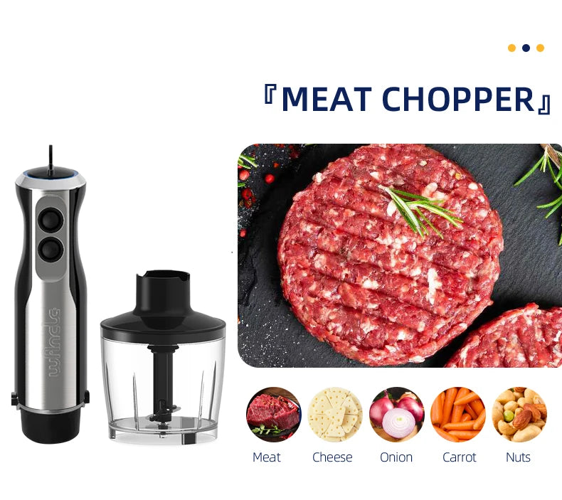 Powerful 4-in-1 Hand Blender