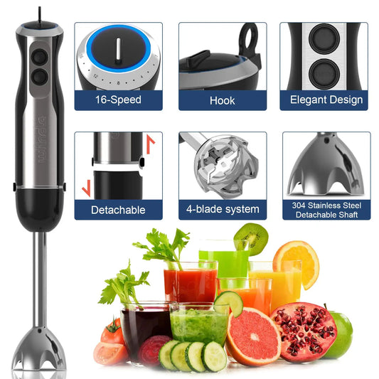 Powerful 4-in-1 Hand Blender