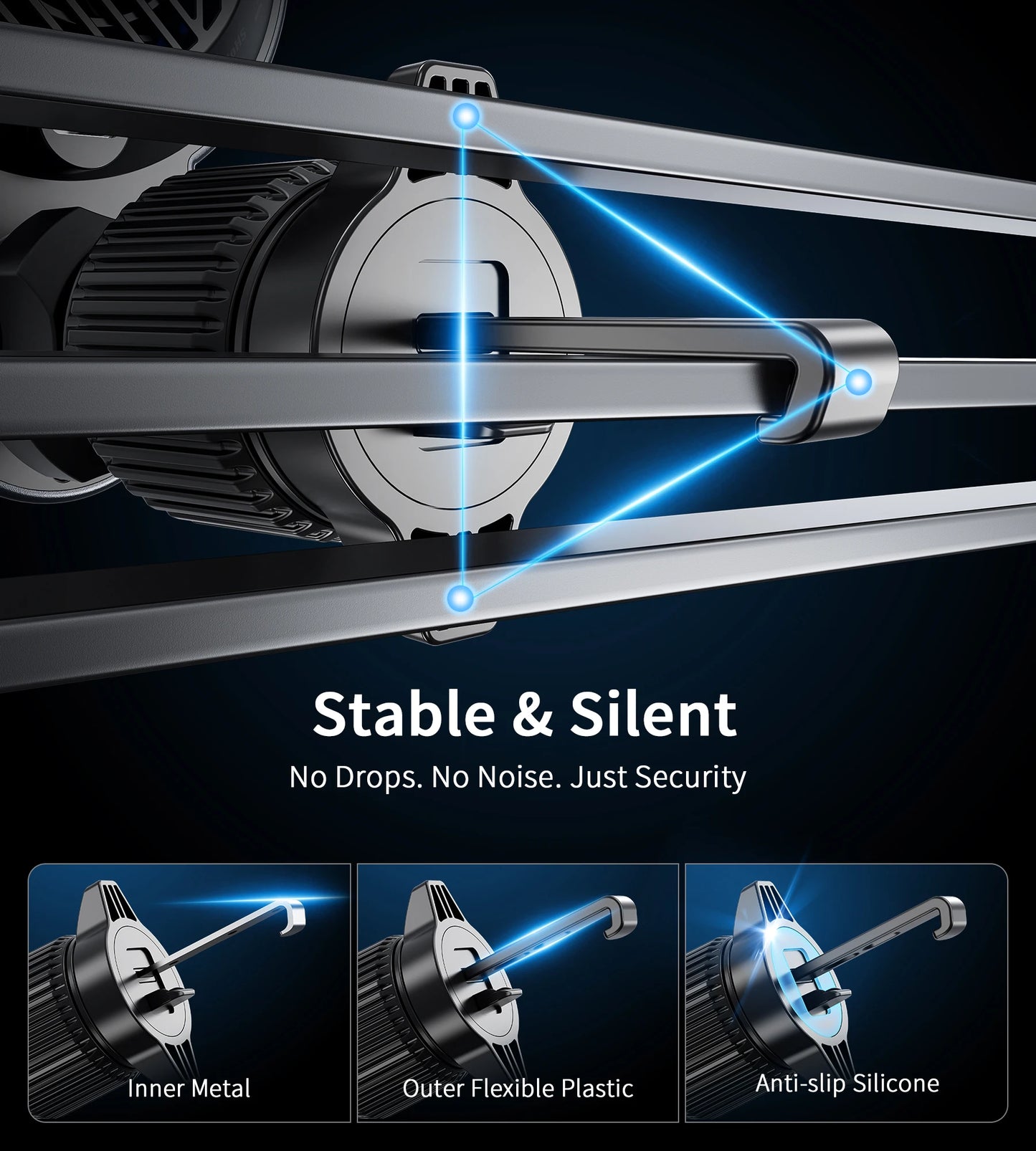 Magnetic Charger Mount with Fan