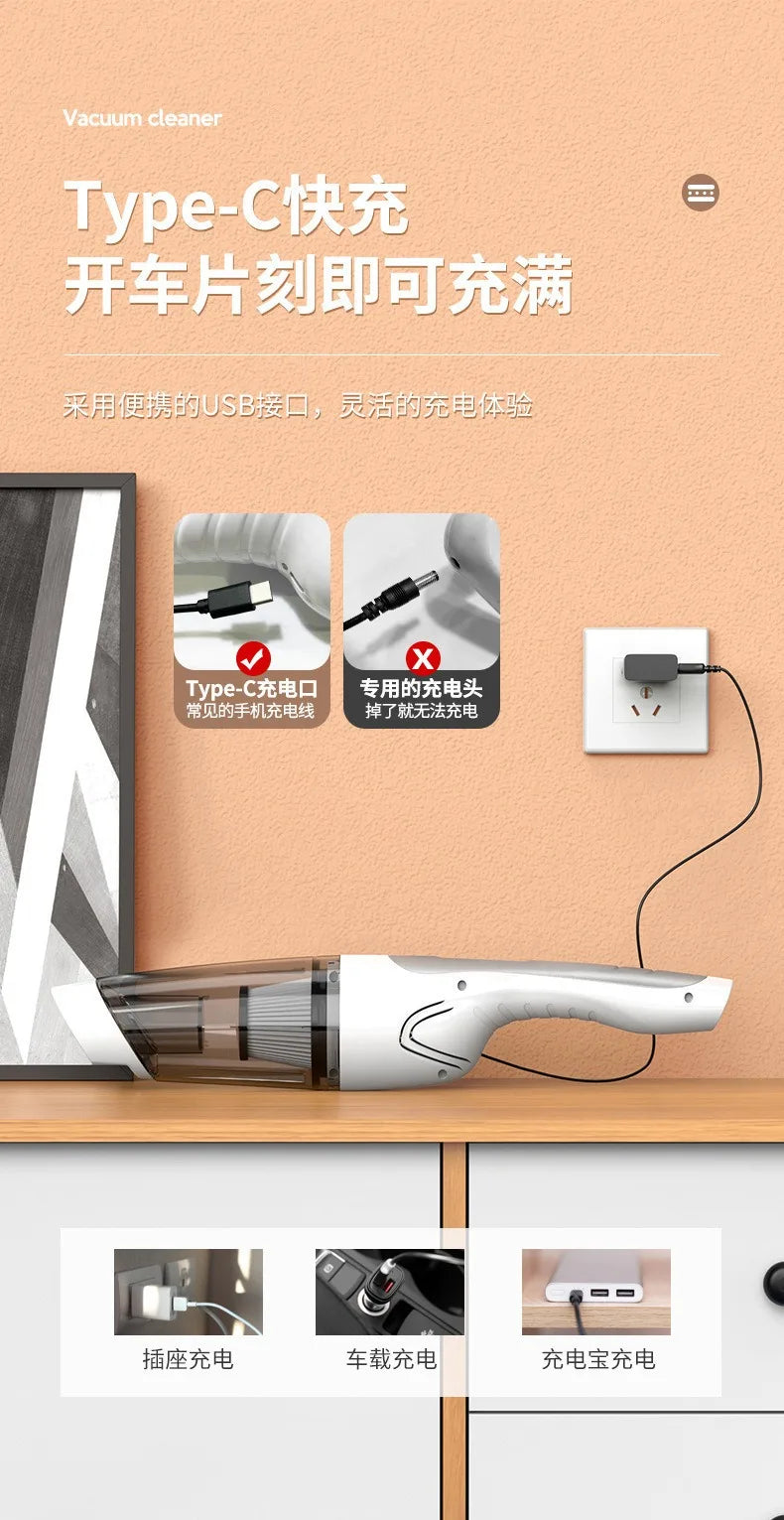 Mini Handheld Car Cleaner