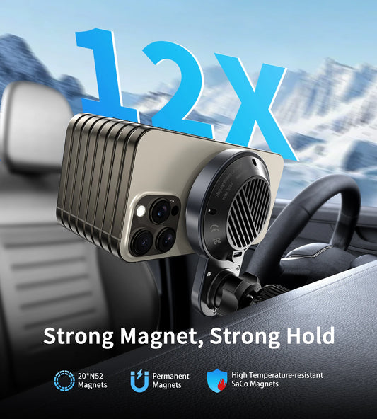 Magnetic Charger Mount with Fan