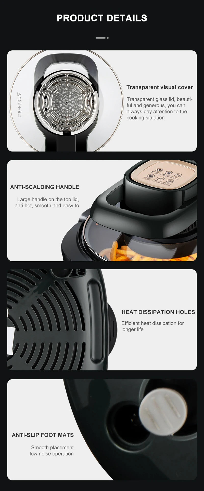Large Capacity Smart Air Fryer