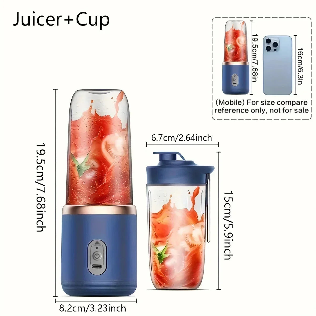 Dual Cup Portable Blender
