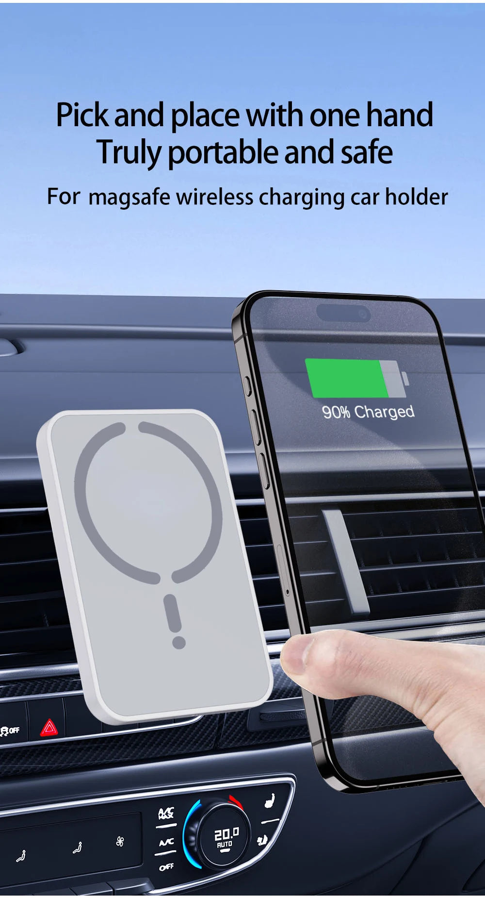 Fast MagSafe Car Charger