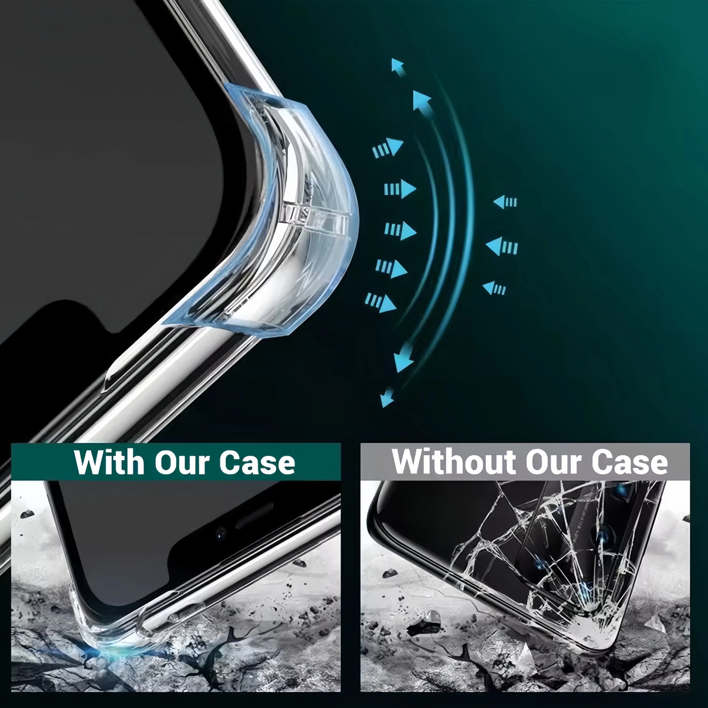 Clear TPU Shockproof Case