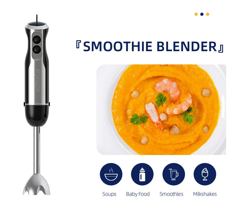 Powerful 4-in-1 Hand Blender