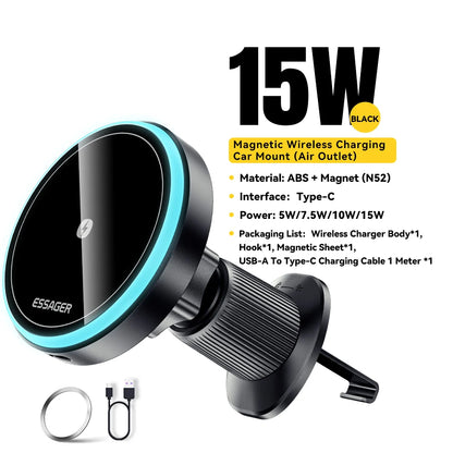 RGB Magnetic Charging Car Mount