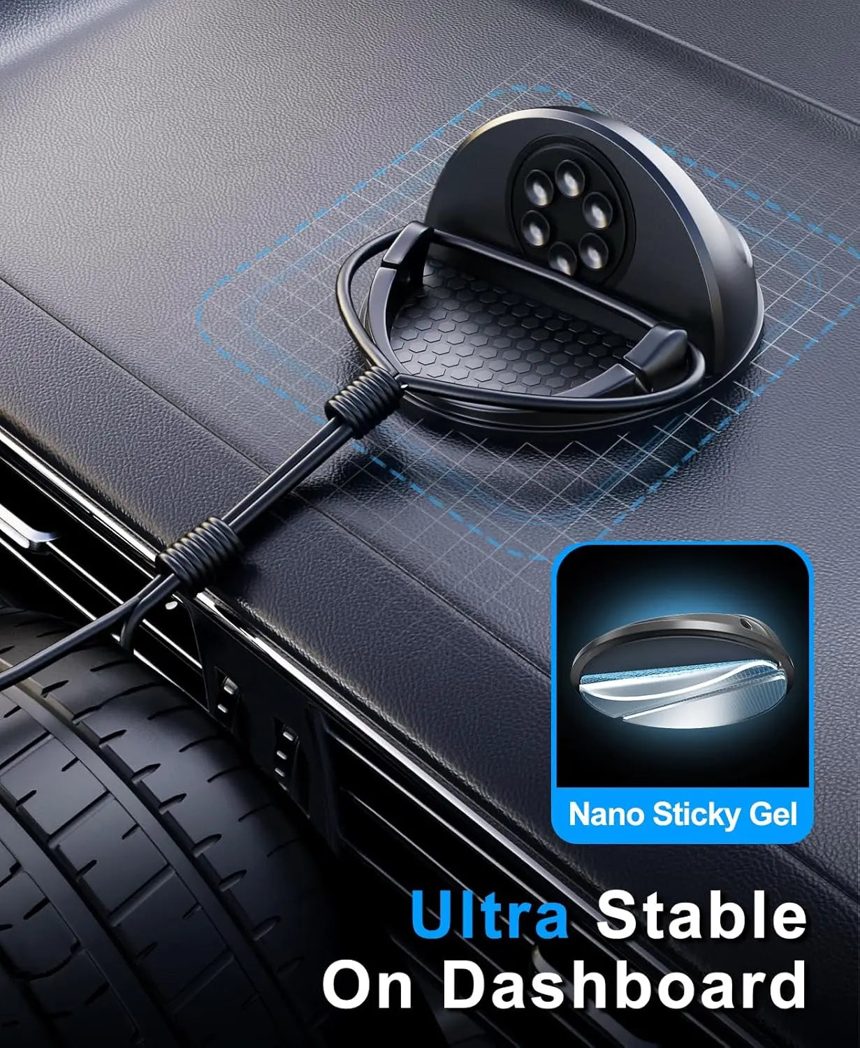 Non-Slip Wireless Car Charger