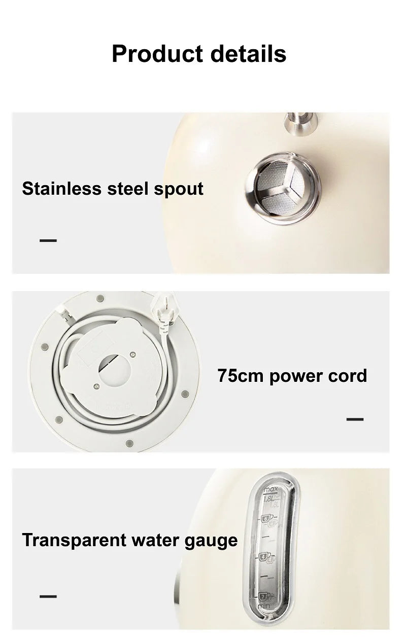 Retro Display Electric Kettle