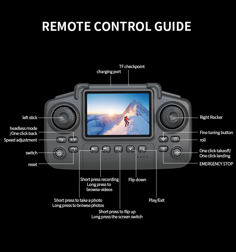 Professional Wide-Angle Drone