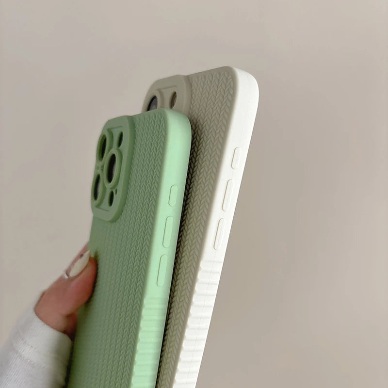Woven Texture Silicone Case