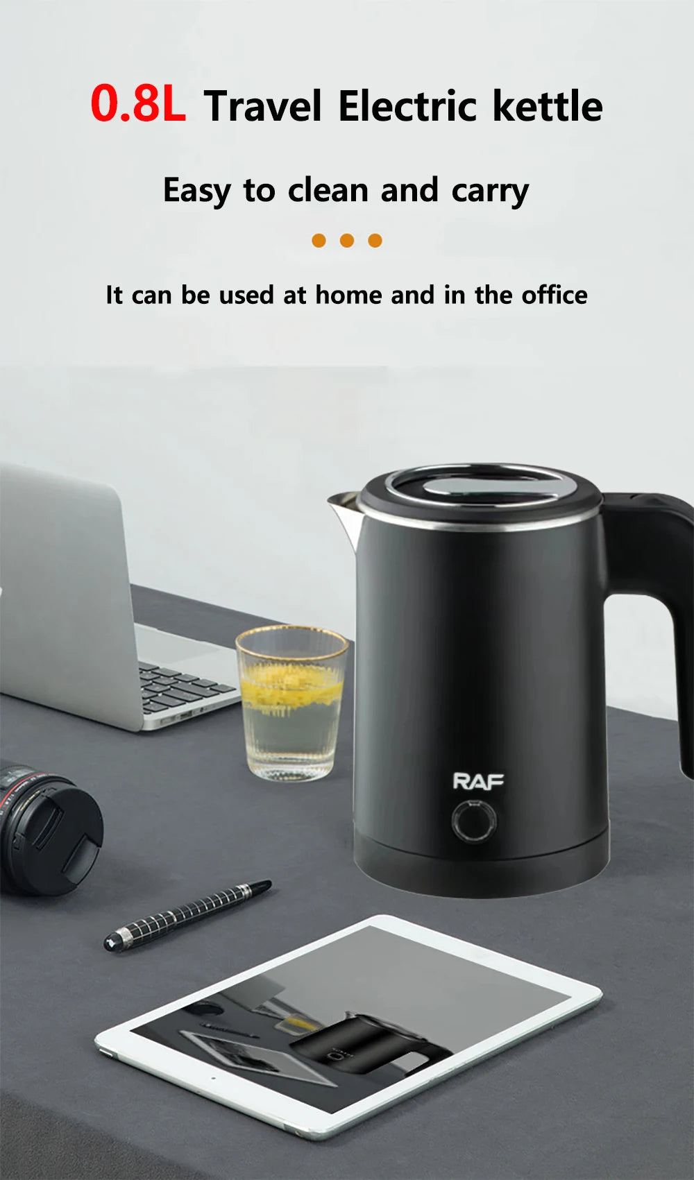 Compact Travel Electric Kettle