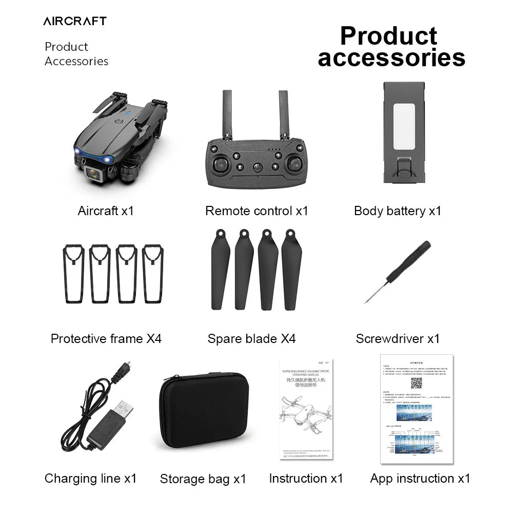 GPS 8K Obstacle Drone