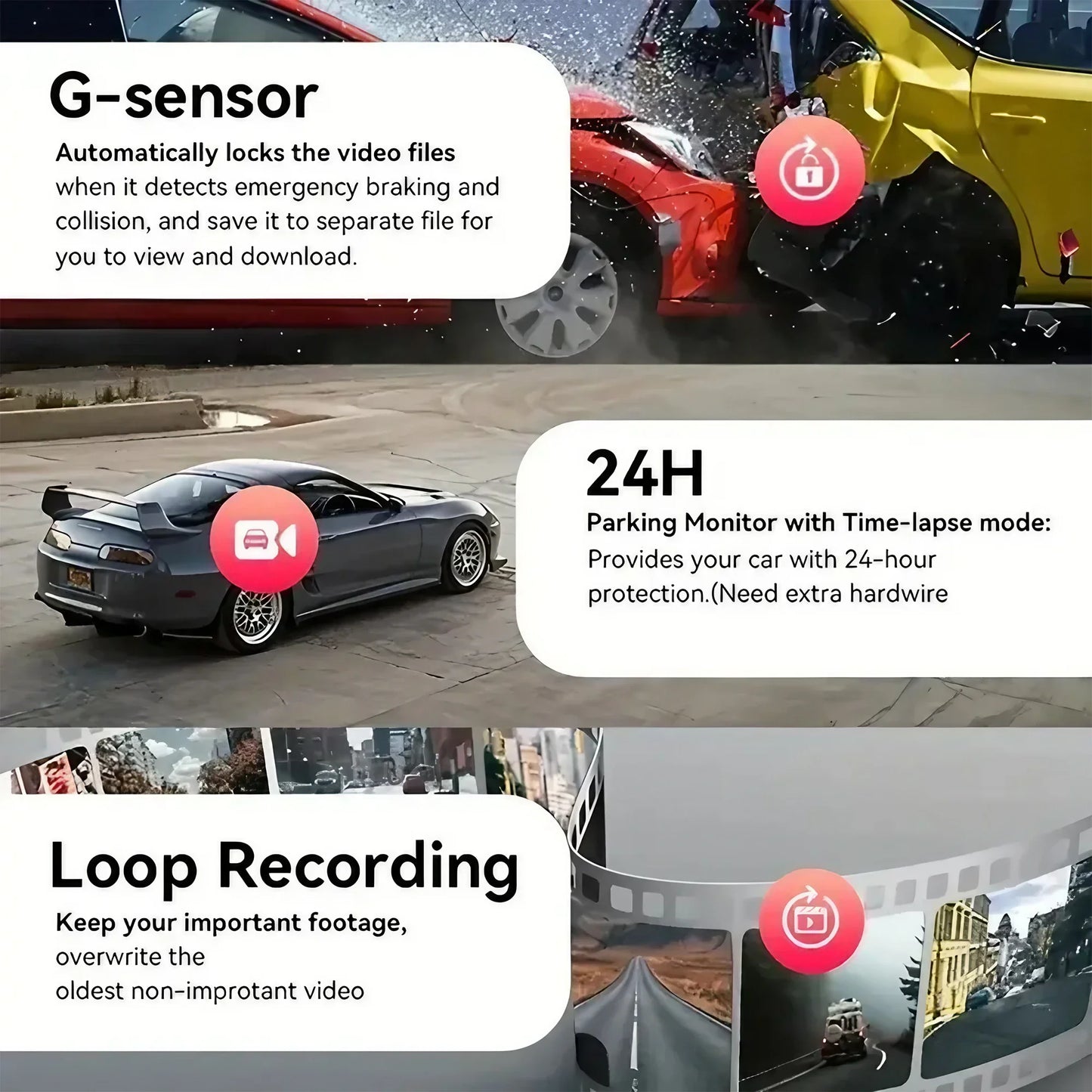 1080P Wide Angle Dash Cam