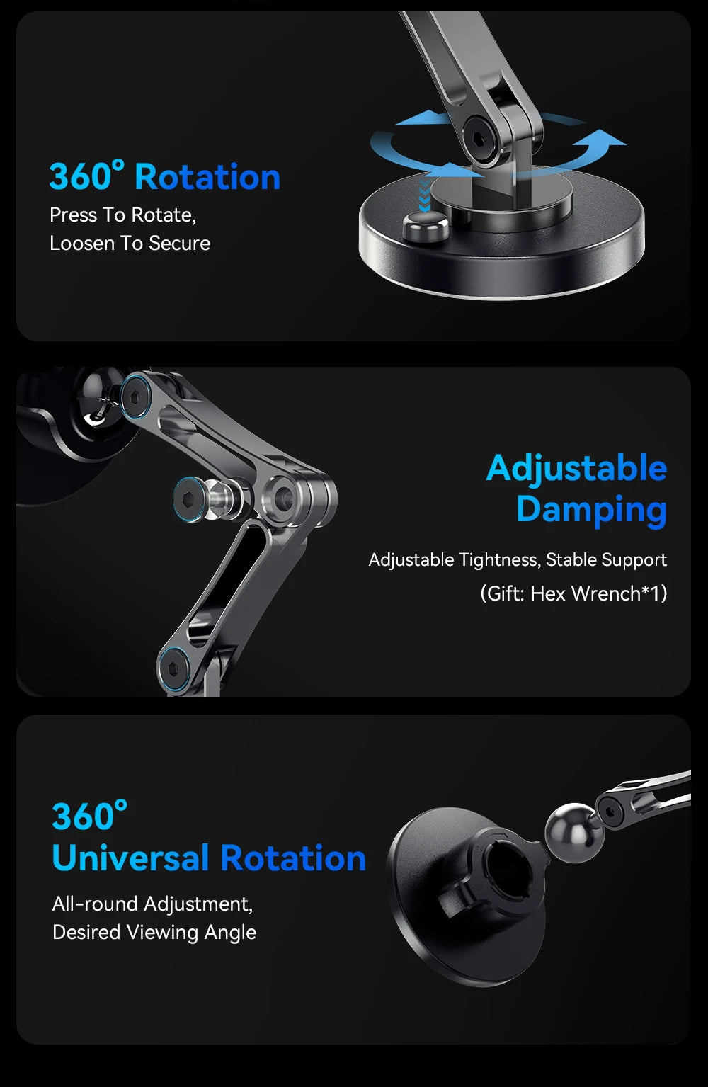 Easy-Paste Magnetic Charger Mount