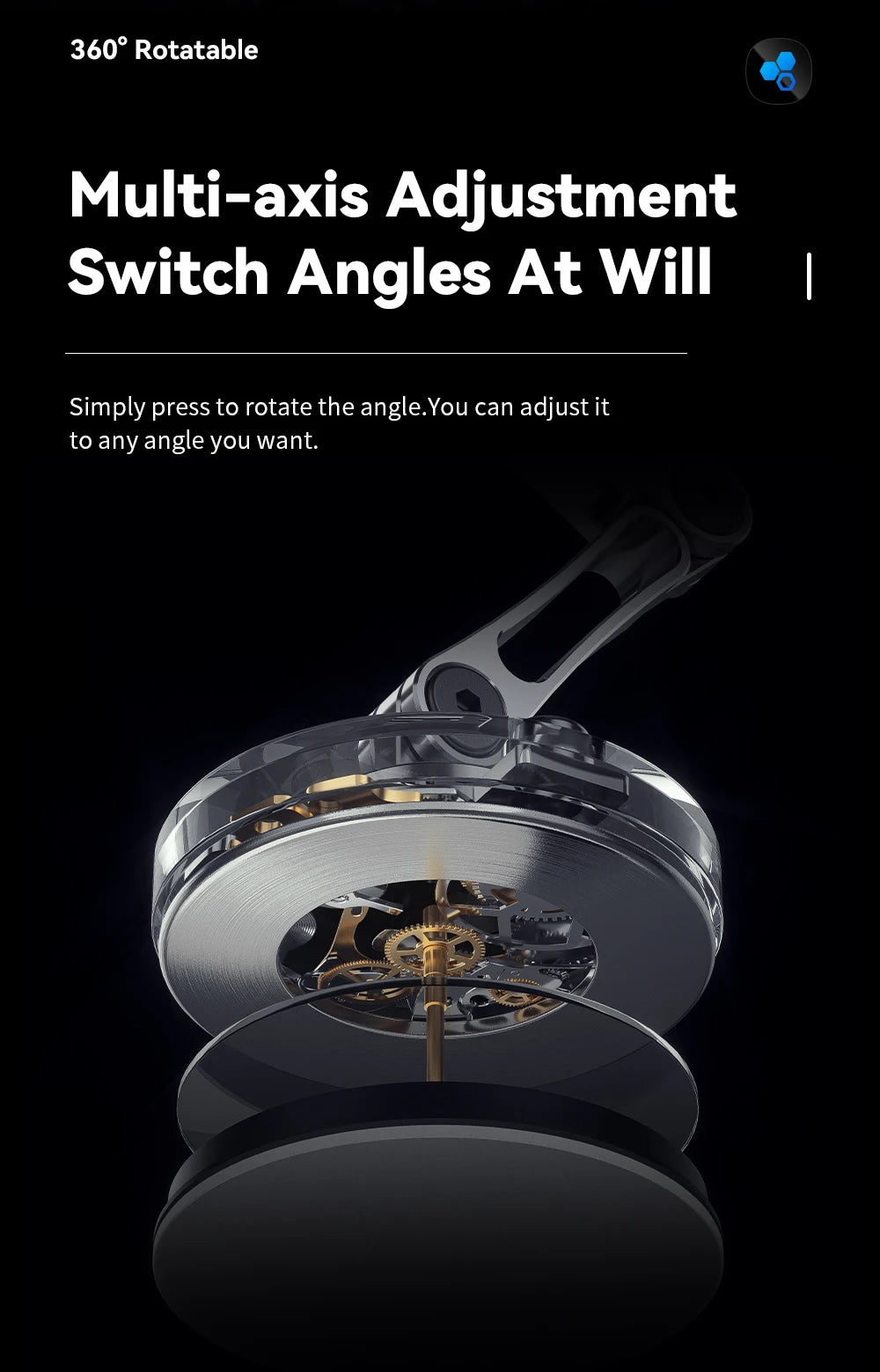 Easy-Paste Magnetic Charger Mount