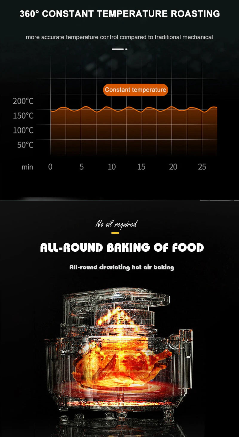 Large Capacity Smart Air Fryer