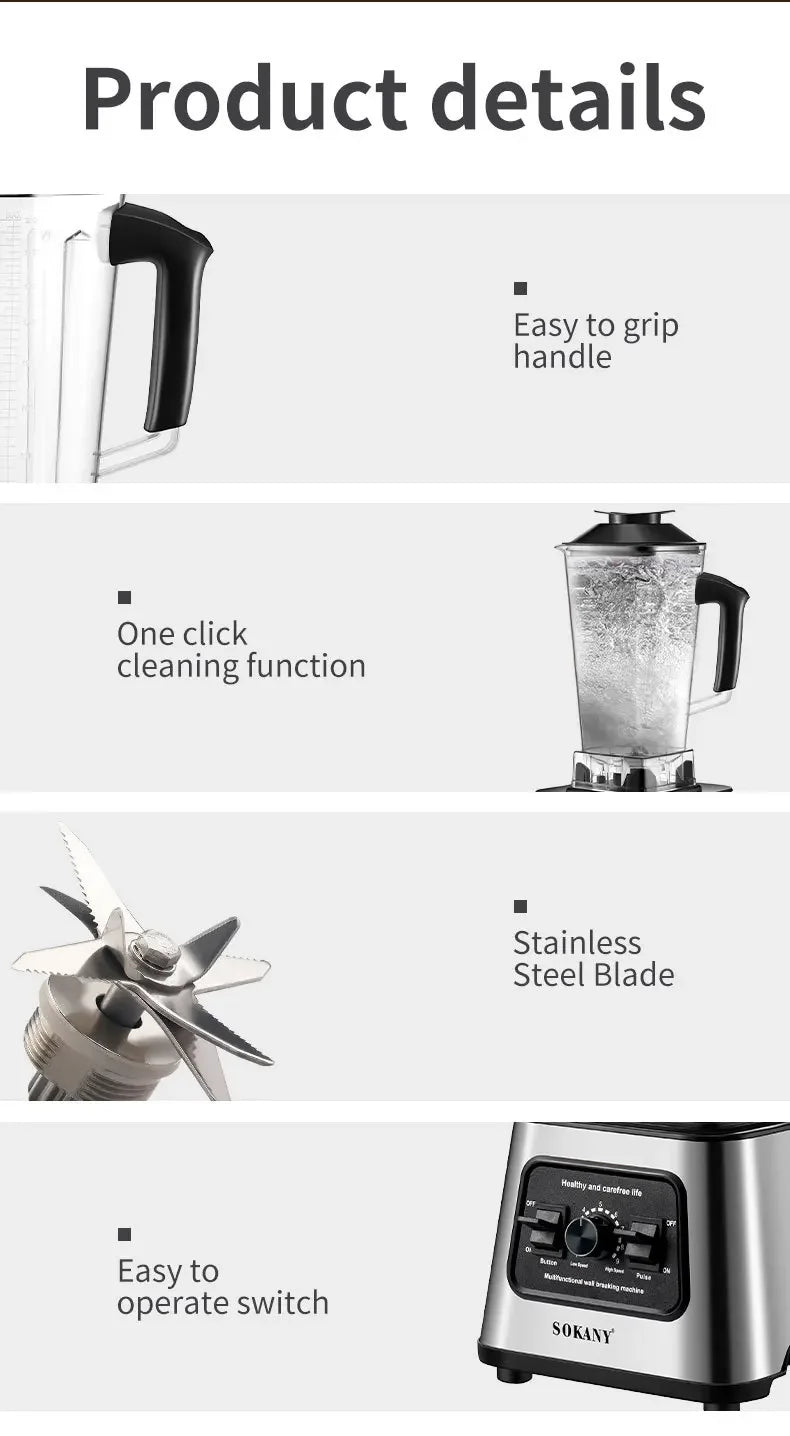 Professional Countertop Smoothie Blender