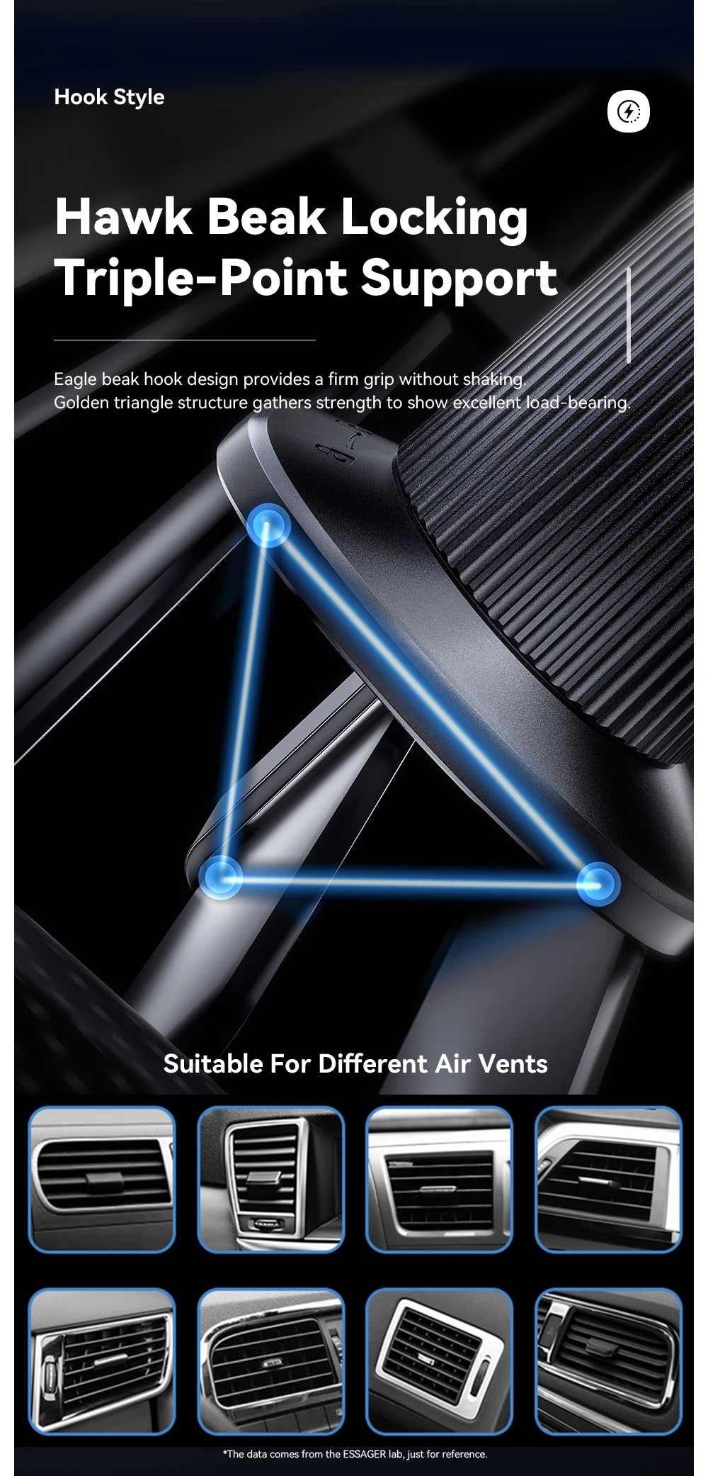 RGB Magnetic Charging Car Mount