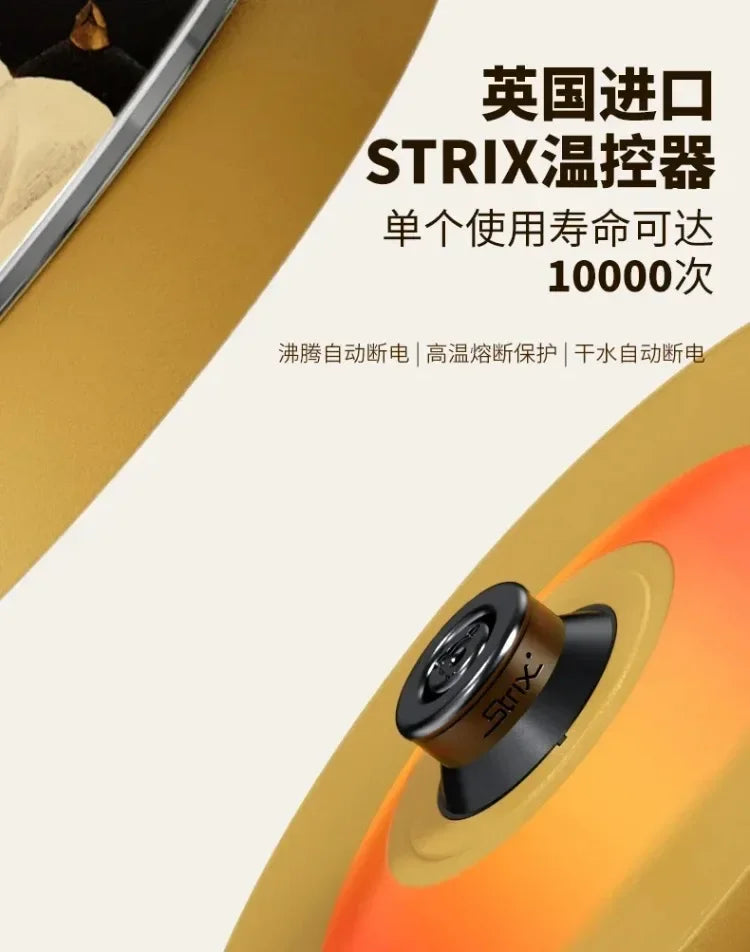 Hand-Painted Vintage Electric Kettle