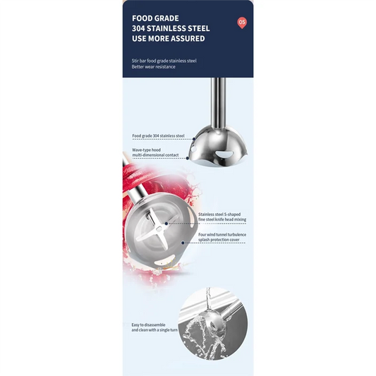 Multi-Speed Immersion Hand Blender