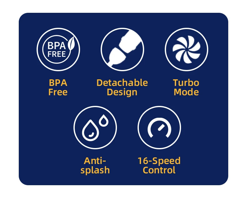 Powerful 4-in-1 Hand Blender