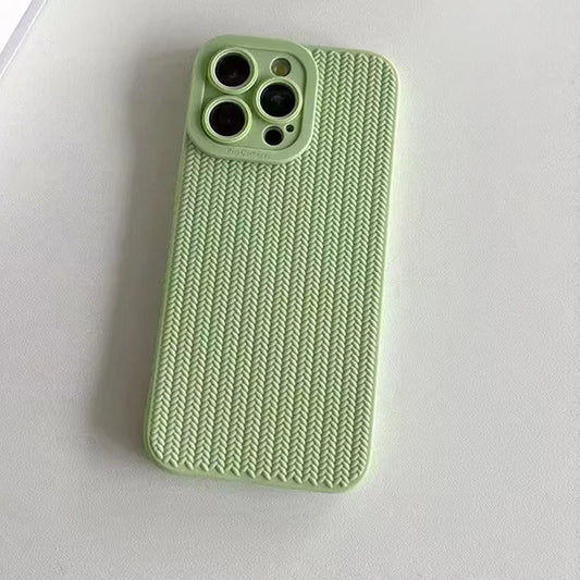 Woven Texture Silicone Case