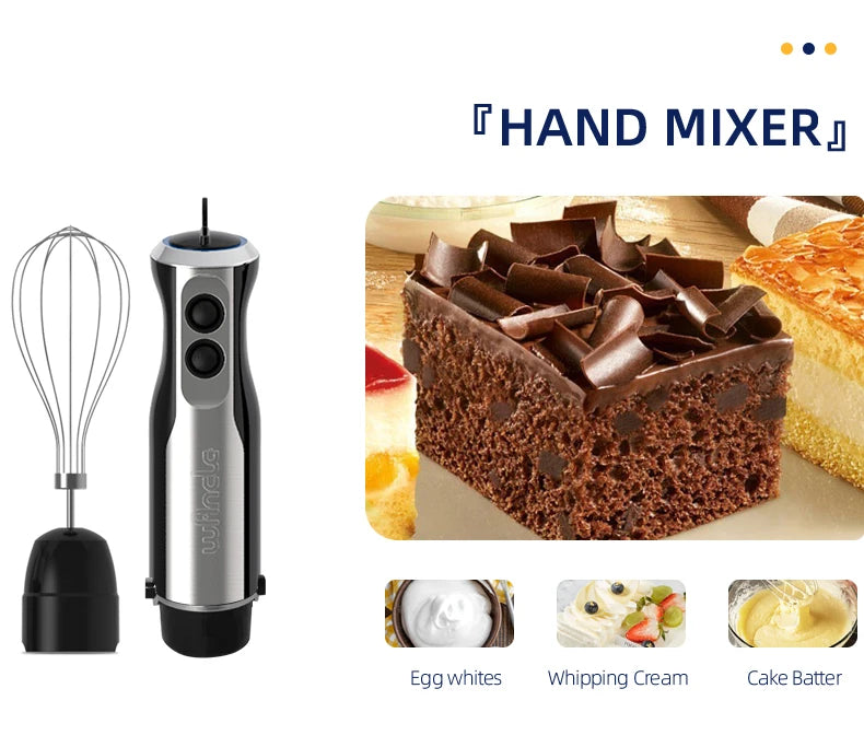 Powerful 4-in-1 Hand Blender