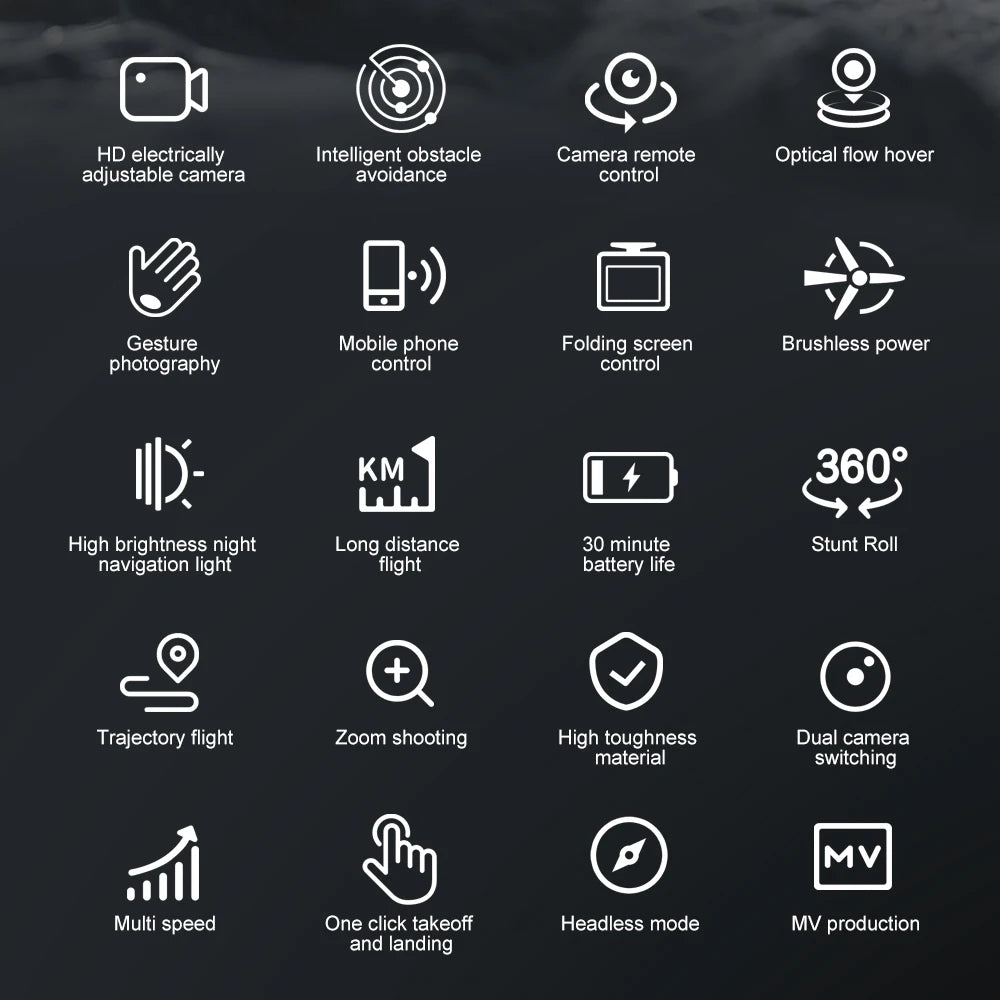 LED Light Mini Drone