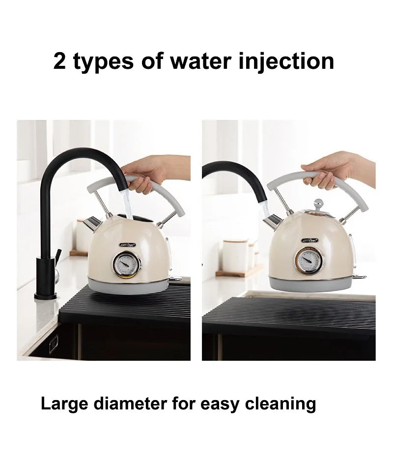 Retro Display Electric Kettle