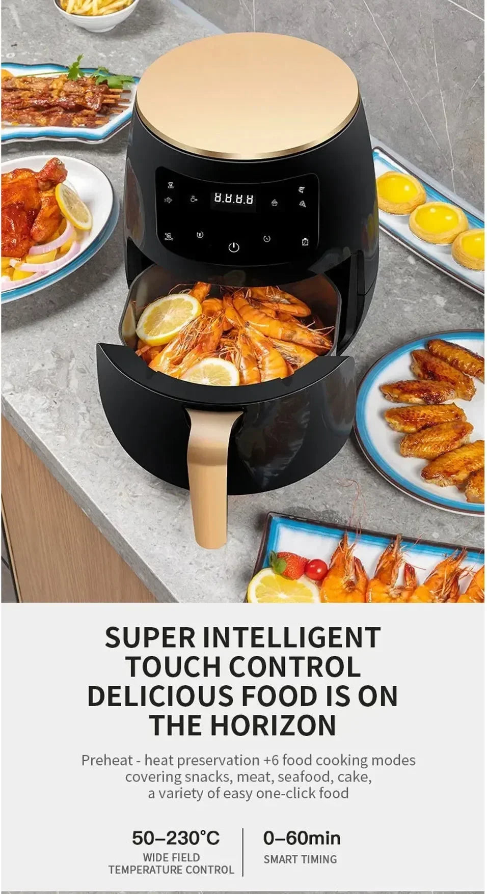 Touchscreen Large Air Fryer
