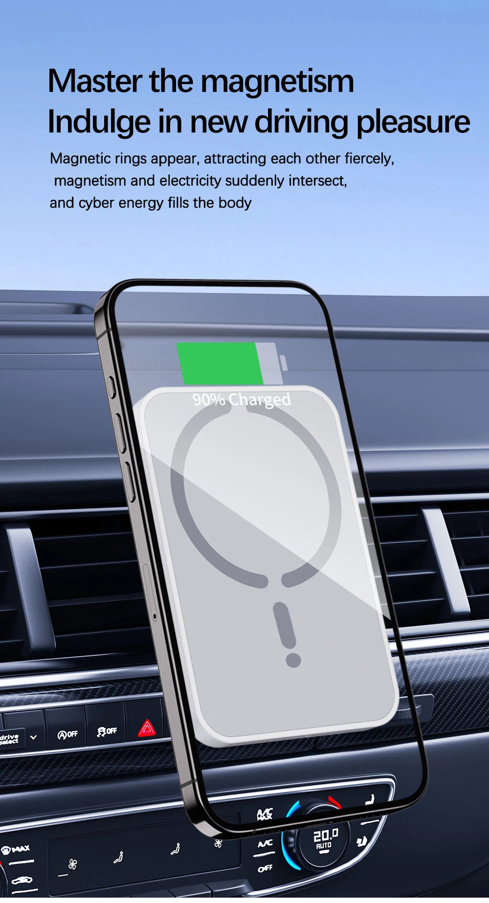 Fast MagSafe Car Charger