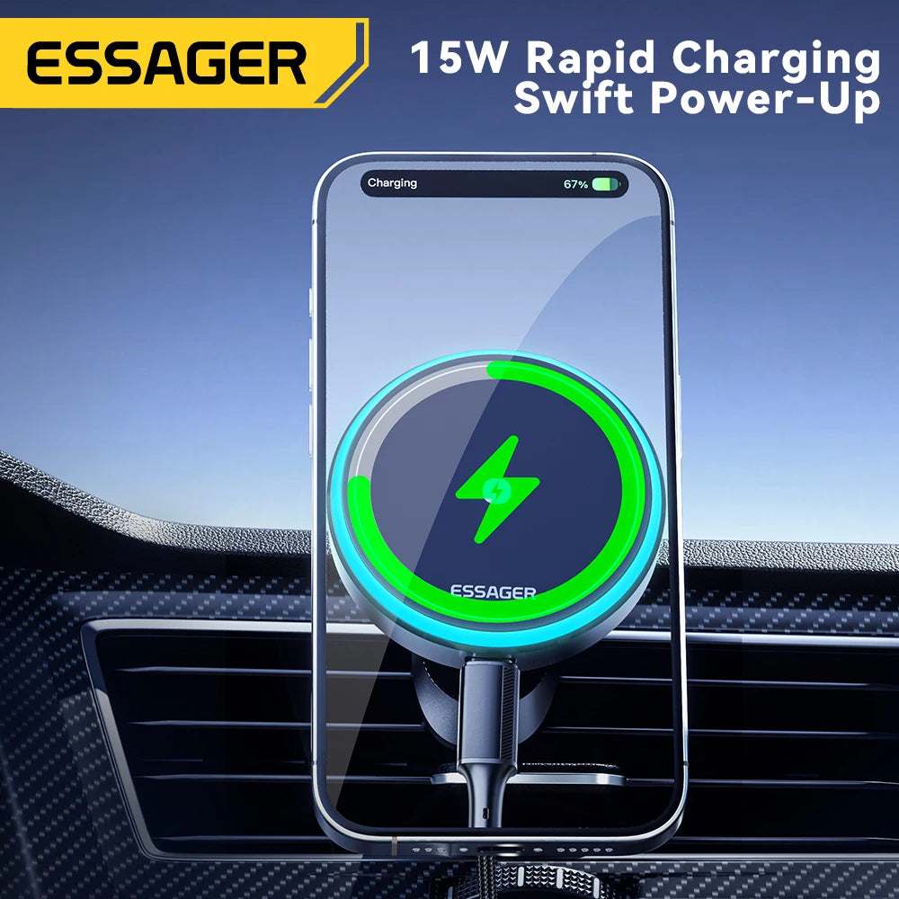 RGB Magnetic Charging Car Mount