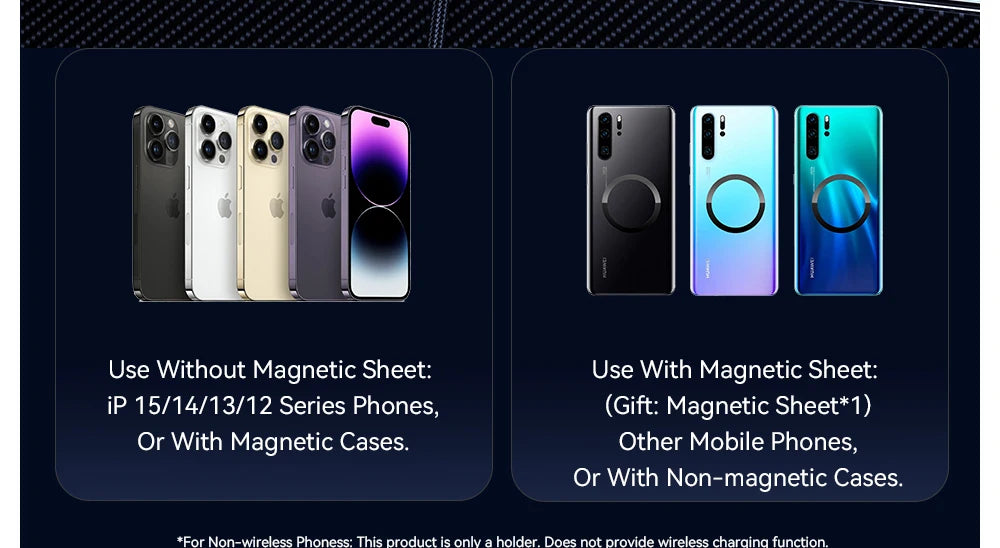 RGB Magnetic Charging Car Mount