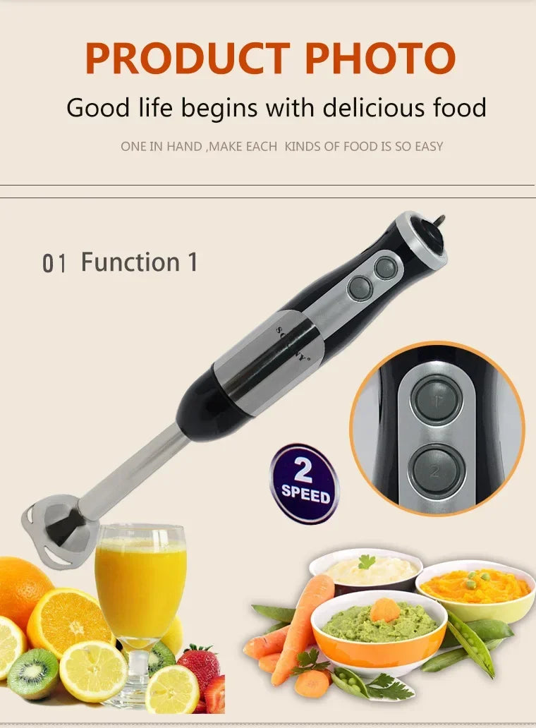 Immersion Hand Blender Chopper