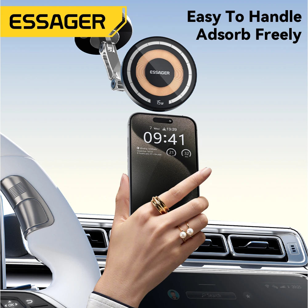 Easy-Paste Magnetic Charger Mount